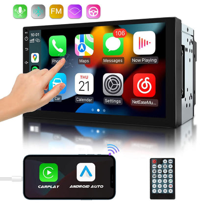 Autoradio MP5 G-555 avec CarPlay et Android Auto - مشغل راديو وسائط السيارة