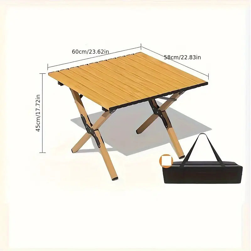 Table de Pique-Nique Pliable en Alliage d'Aluminium 60cm - طاولة التخييم والنزهات الاحترافية القابلة للطي