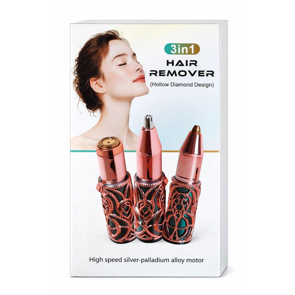 Épilateur Facial et Sourcils Rechargeable 3-en-1 - جهاز إزالة شعر الوجه والحواجب الاحترافي