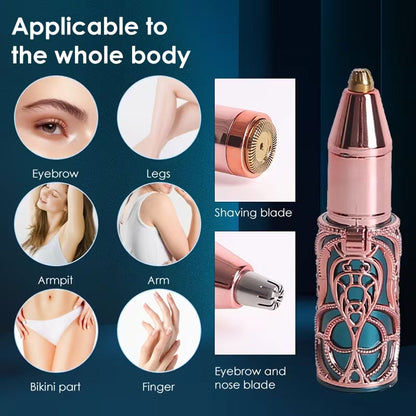Épilateur Facial et Sourcils Rechargeable 3-en-1 - جهاز إزالة شعر الوجه والحواجب الاحترافي