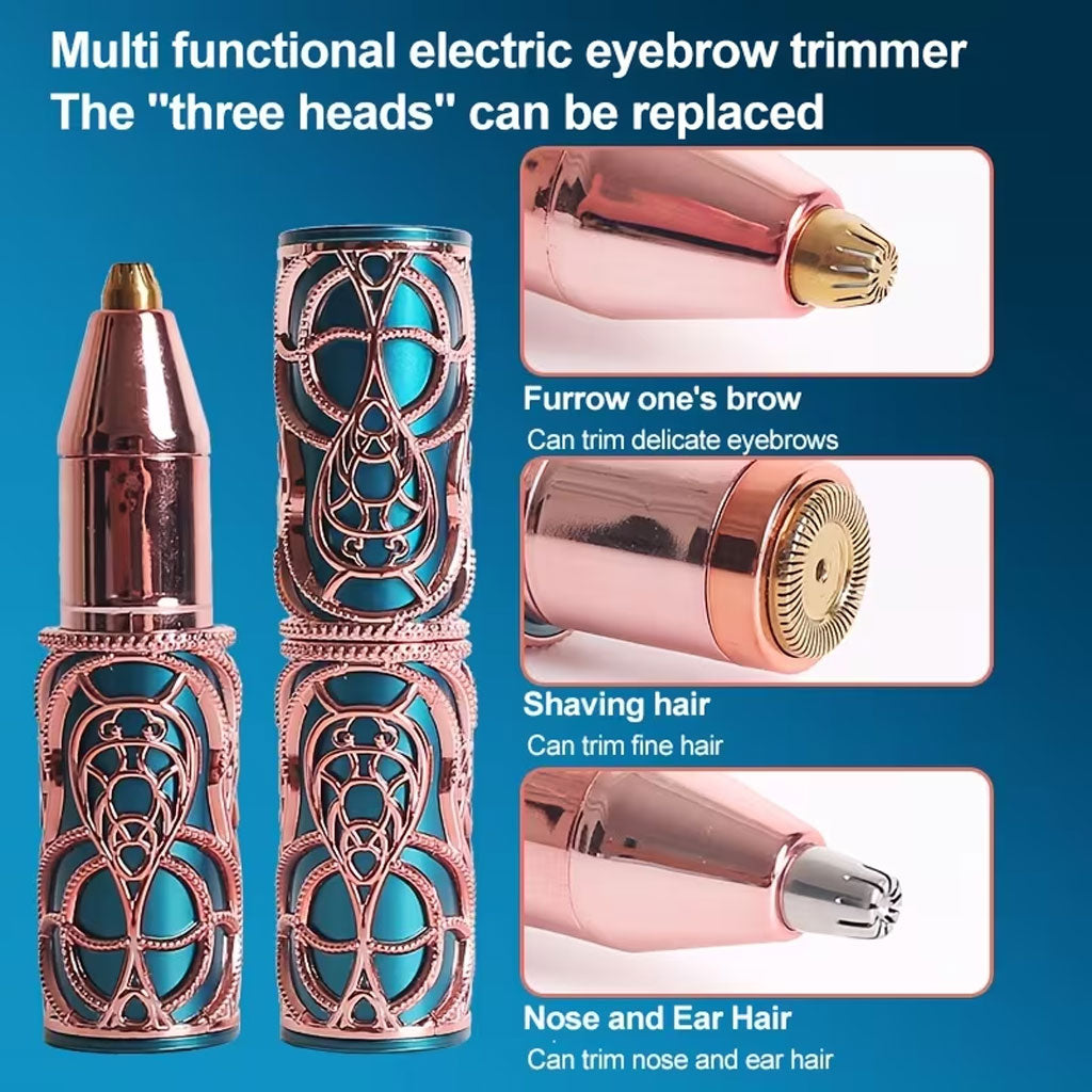Épilateur Facial et Sourcils Rechargeable 3-en-1 - جهاز إزالة شعر الوجه والحواجب الاحترافي