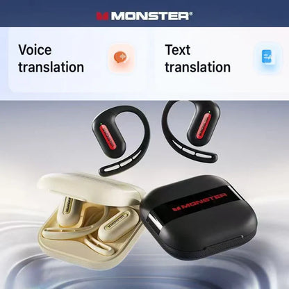 Écouteurs sans fil Monster Aura Fit GT29 Open-Back Ai Traduction - سماعات اللاسلكية بنظام الترجمة