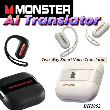Écouteurs sans fil Monster Aura Fit GT29 Open-Back Ai Traduction - سماعات اللاسلكية بنظام الترجمة