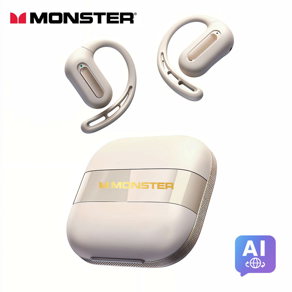 Écouteurs sans fil Monster Aura Fit GT29 Open-Back Ai Traduction - سماعات اللاسلكية بنظام الترجمة
