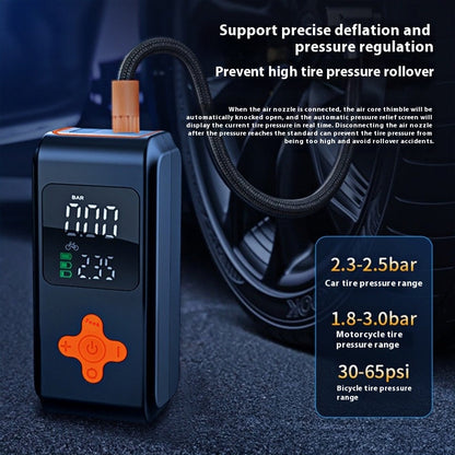 Gonfleur de pneus portable sans fil arrêt automatique MK-330 - جهاز ضغط العجلات محمول