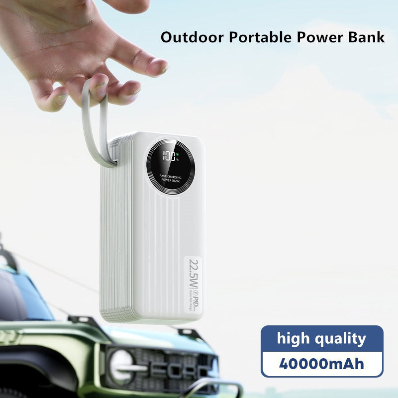 Power Bank Hoco J-005 Premium 40000mAh - باور بانك حجم كبير بسعة 40,000 مللي أمبير