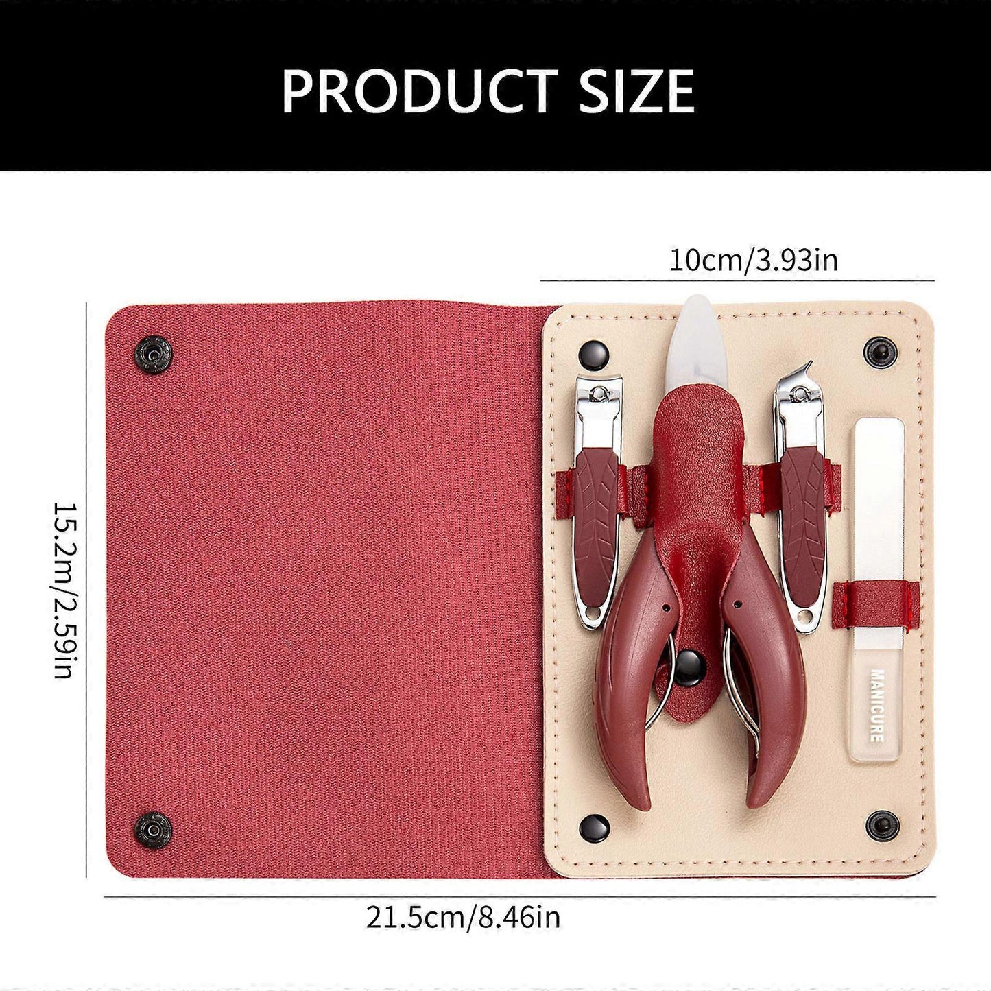 Kit de Manucure et Pédicure Professionnel (4 Pièces) - طقم العناية بالأظافر والمانيكير المكون من 4 قطع