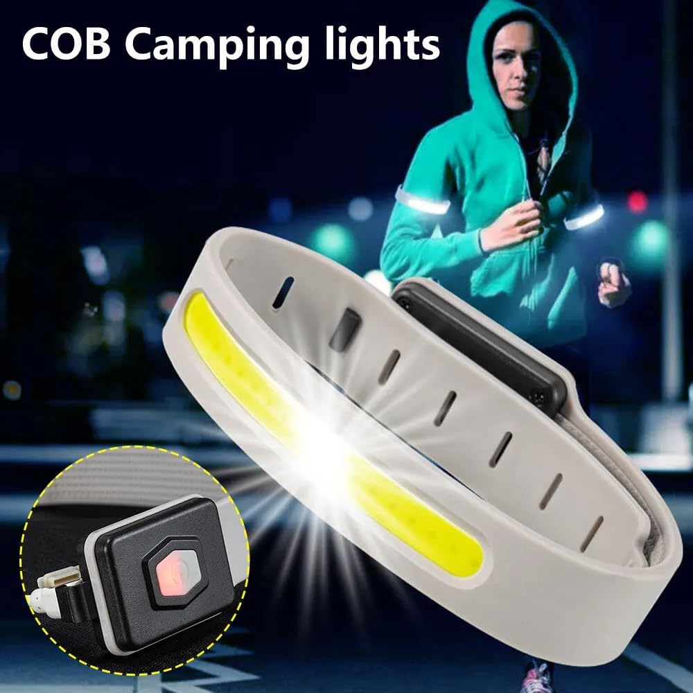 Brassard Lumineux LED Rechargeable pour Sport et Sécurité - سوار الإضاءة الرياضي الذكي للأمان