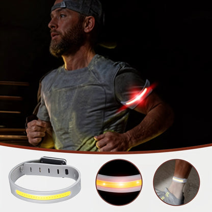 Brassard Lumineux LED Rechargeable pour Sport et Sécurité - سوار الإضاءة الرياضي الذكي للأمان
