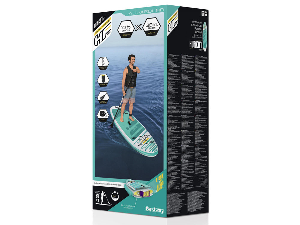 Paddle Gonflable Hydro-Force HuaKa'i 305x84cm Bestway 65346 - لوح التجديف والموج القابل للنفخ