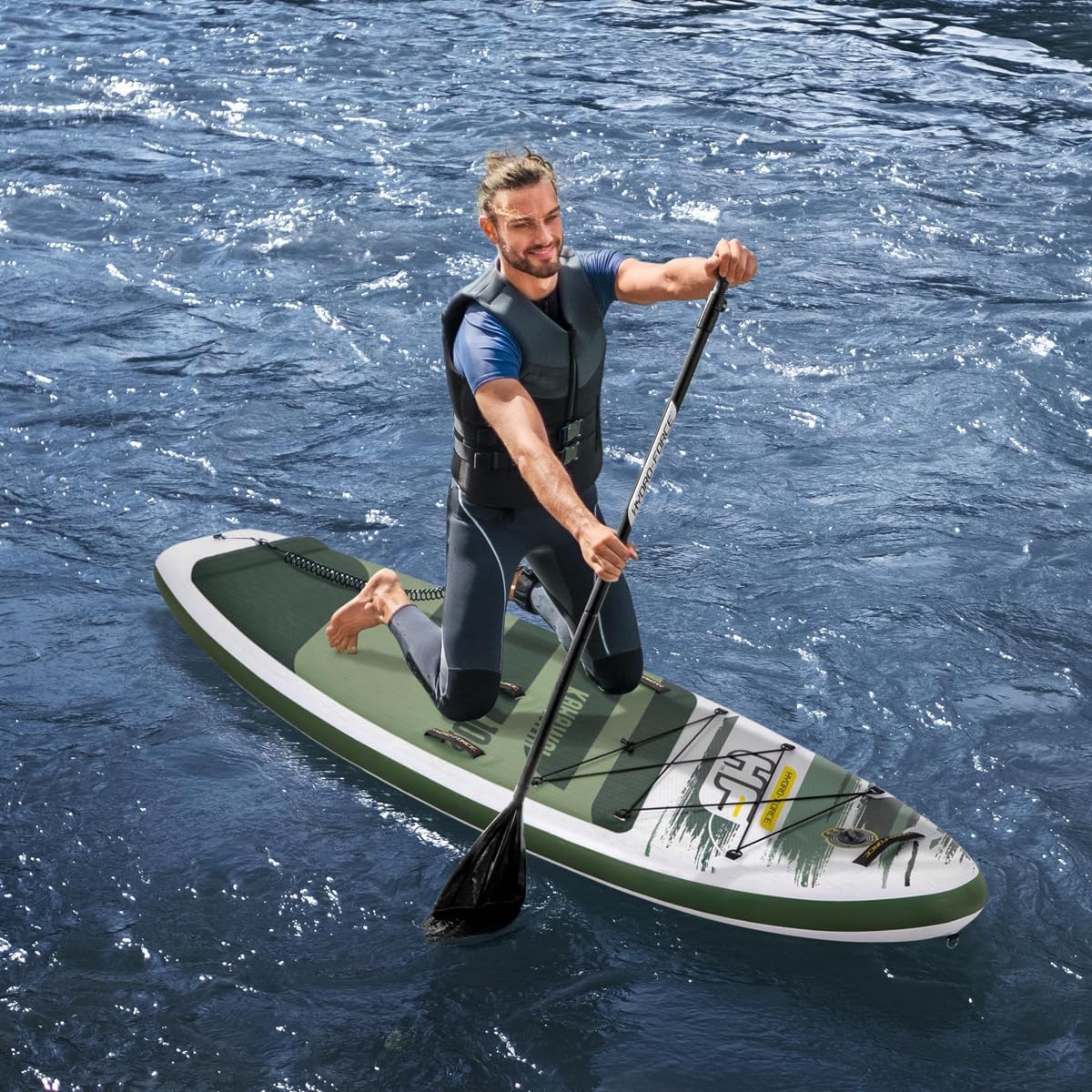Paddle Gonflable Hydro-Force 310x86cm Bestway 65308 - لوح التجديف والموج القابل للنفخ