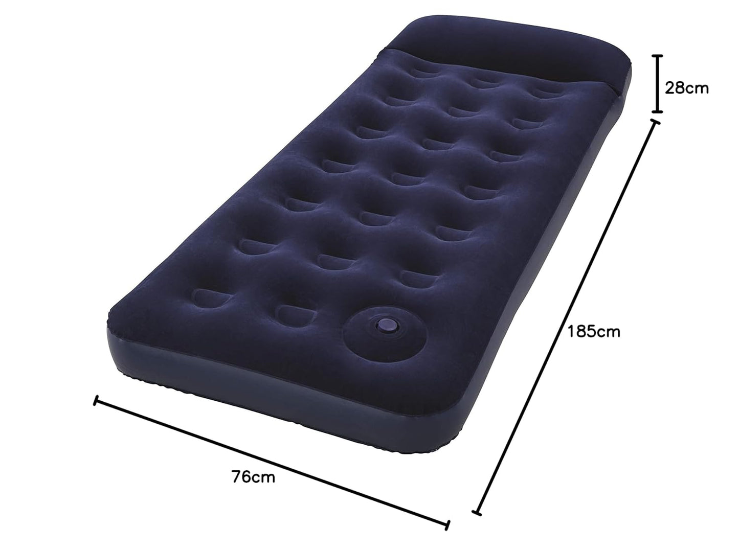 Matelas Gonflable avec Pompe à Pied Intégrée (185x76cm) - مرتبة النوم الهوائية المتطورة مع مضخة قدم مدمجة
