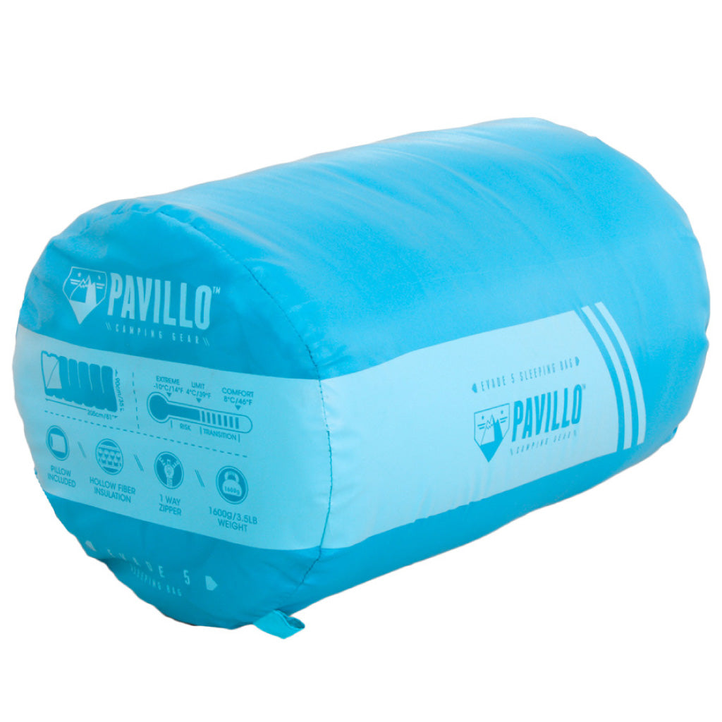 Pavillo Sac de Couchage Confortable avec Oreiller Gonflable 205x90cm Bestway 68101 - حقيبة نوم مريحة مع وسادة هوائية