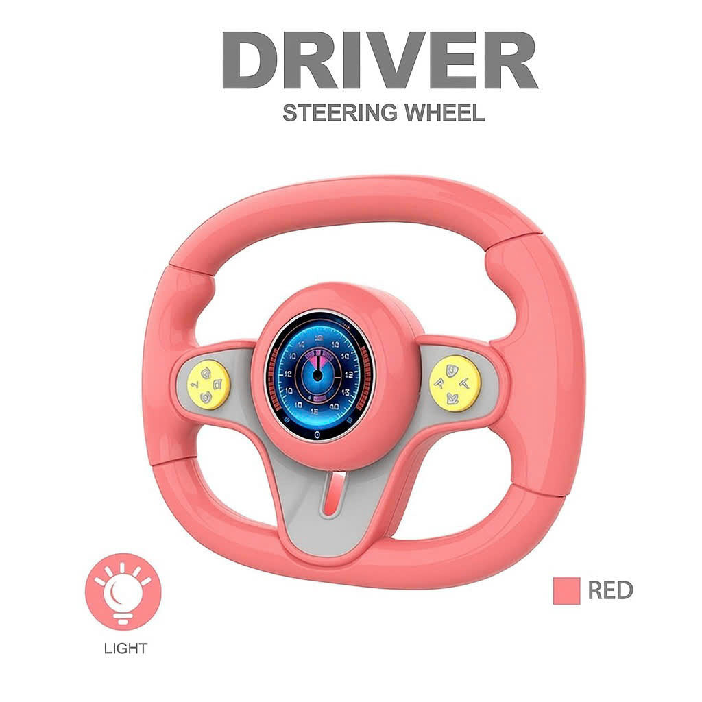 Jouet Volant Interactif pour Enfants KX3702 - لعبة مقود القيادة التفاعلية للأطفال (تعليمية وممتعة)