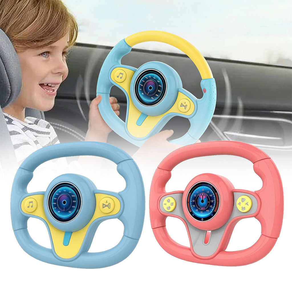 Jouet Volant Interactif pour Enfants KX3702 - لعبة مقود القيادة التفاعلية للأطفال (تعليمية وممتعة)
