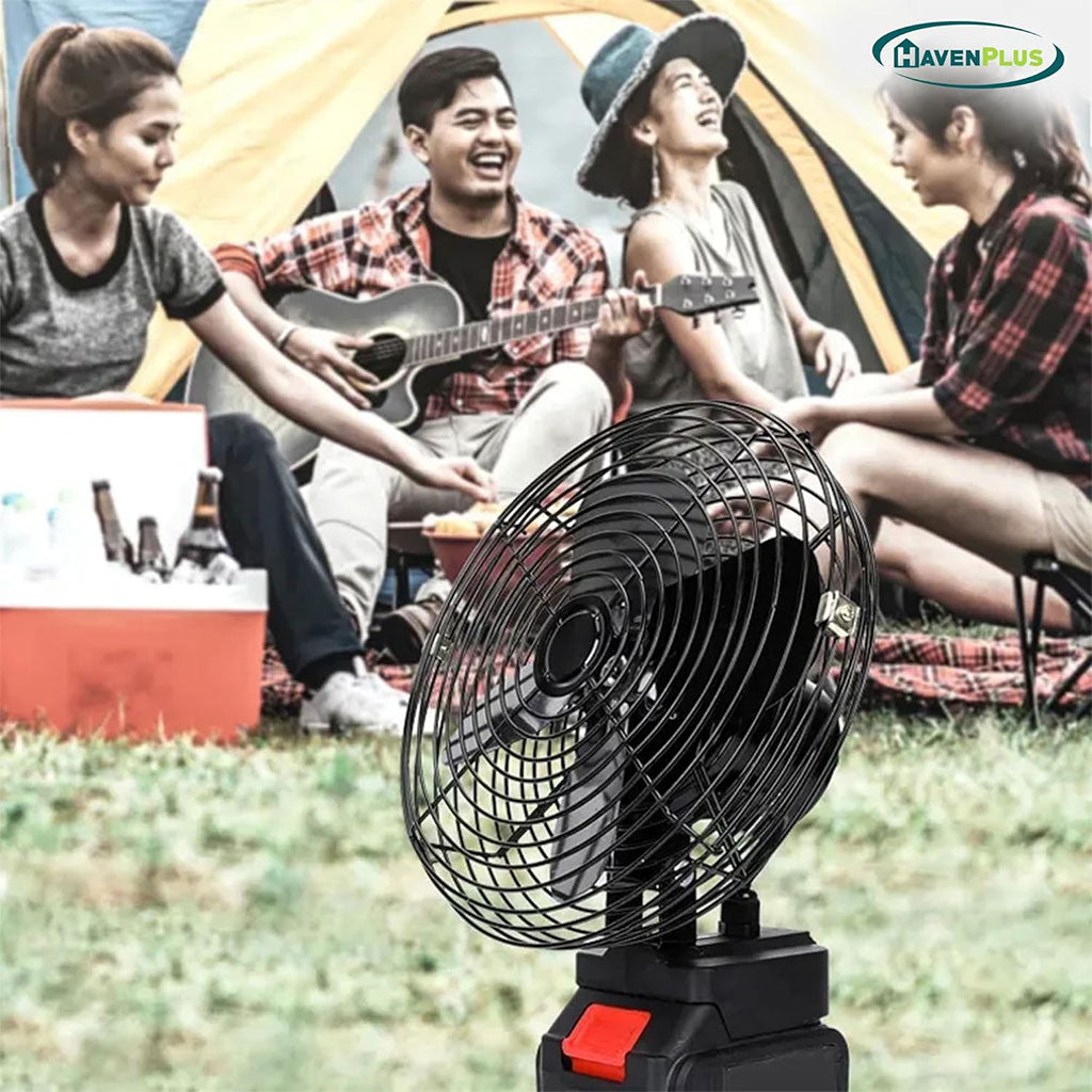 Ventilateur de Table Rechargeable avec Batterie Lithium 24V - مروحة مع بطارية كبيرة قابلة للشحن