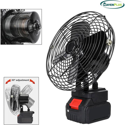 Ventilateur de Table Rechargeable avec Batterie Lithium 24V - مروحة مع بطارية كبيرة قابلة للشحن