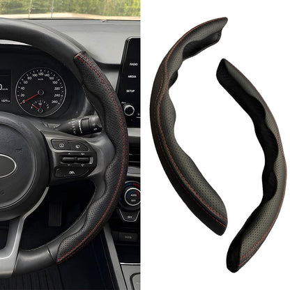Protections de Volant Sportives en Simili Cuir 2Pcs - أغطية مقود السيارة الرياضية من الجلد