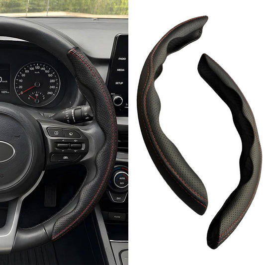 Protections de Volant Sportives en Simili Cuir 2Pcs - أغطية مقود السيارة الرياضية من الجلد