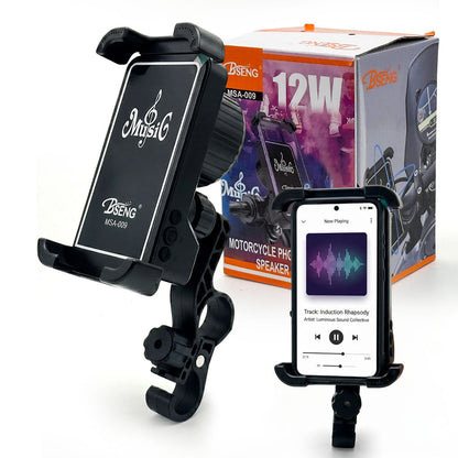 Support Téléphone avec Haut-parleur Induction et Charge Sans Fil - حامل هاتف ذكي متعدد الوظائف مع مكبر صوت وشاحن لاسلكي