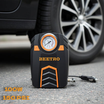Compresseur de Voiture BEETRO BE0172 150 PSI - مضخة وضاغط الهواء للسيارات بقوة 100 واط