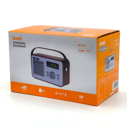 Haut-parleur et Radio Portable Dunth Premium Bluetooth V5.0 - مكبر الصوت والراديو الكلاسيكي المحمول