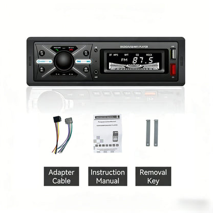 Autoradio MP3 Multimedia Player 1 DIN Bluetooth - جهاز راديو ومشغل وسائط السيارات مزود ببلوتوث