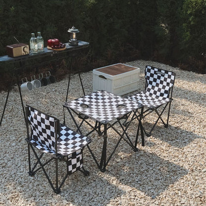 Ensemble de Camping Pliable Table et 2 Chaises Portables - طقم تخييم ونزهات قابل للطي (طاولة + كرسيين)