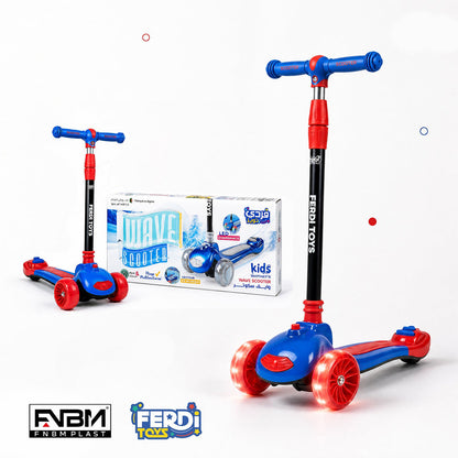 Trottinette Wave Ferdi Toys pour Enfants Hauteur Réglable - سكوتر أطفال بإضاءة وموسيقى