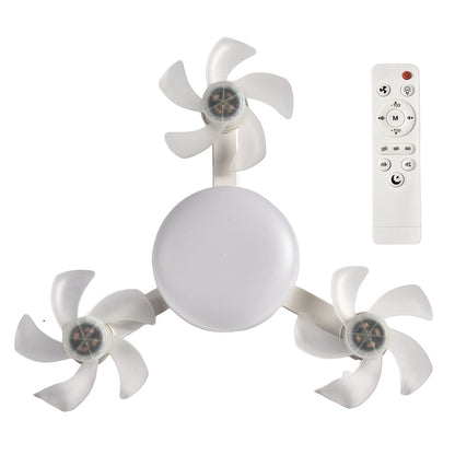 Ventilateur de Plafond LED Style Drone avec Télécommande - مصباح ومروحة السقف الذكية بتصميم درون