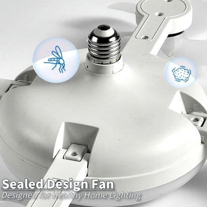 Ventilateur de Plafond LED Drone F4 avec Télécommande et Variateur - مروحة سقف ومصباح بتصميم الدرون مع ريموت كنترول
