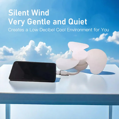 Mini Ventilateur USB Pliable à 360° Ultra-Portable - مروحة صغيرة قابلة للطي بزاوية 360 درجة