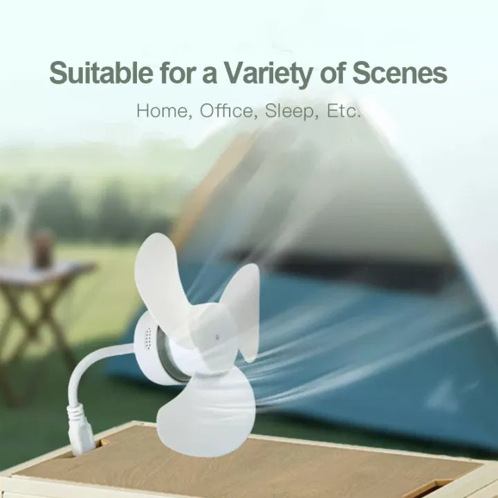 Mini Ventilateur USB Pliable à 360° Ultra-Portable - مروحة صغيرة قابلة للطي بزاوية 360 درجة