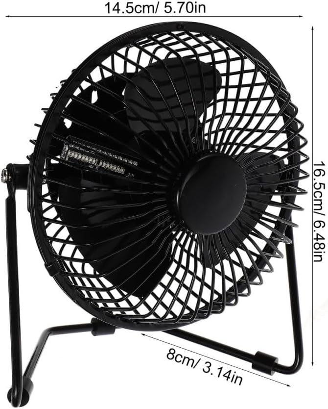 Ventilateur de Bureau LED avec Affichage de l'Heure et de la Température - مروحة المكتب الذكية بعرض الوقت ودرجة الحرارة