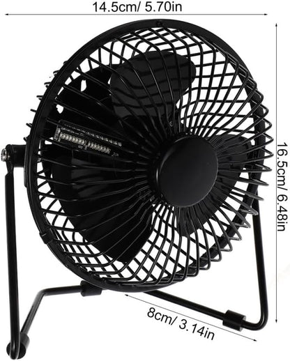 Ventilateur de Bureau LED avec Affichage de l'Heure et de la Température - مروحة المكتب الذكية بعرض الوقت ودرجة الحرارة