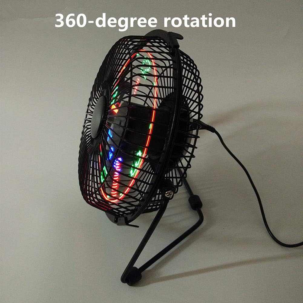 Ventilateur de Bureau LED avec Affichage de l'Heure et de la Température - مروحة المكتب الذكية بعرض الوقت ودرجة الحرارة