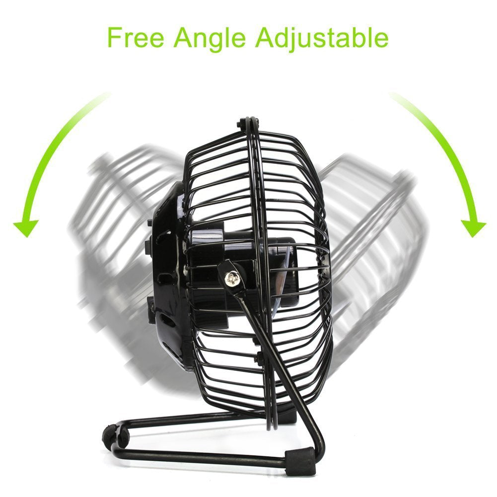 Ventilateur de Bureau LED avec Affichage de l'Heure et de la Température - مروحة المكتب الذكية بعرض الوقت ودرجة الحرارة