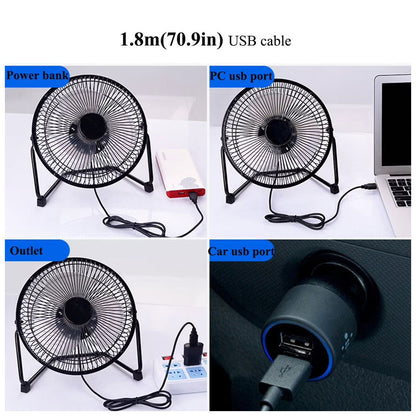 Ventilateur de Bureau LED avec Affichage de l'Heure et de la Température - مروحة المكتب الذكية بعرض الوقت ودرجة الحرارة
