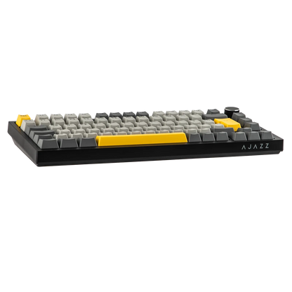Clavier Mécanique Ajazz AK820 Pro Black avec Écran TFT et Structure Gasket - لوحة مفاتيح ميكانيكية