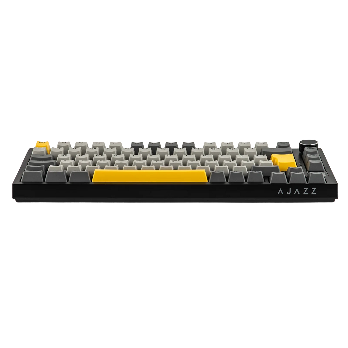 Clavier Mécanique Ajazz AK820 Pro Black avec Écran TFT et Structure Gasket - لوحة مفاتيح ميكانيكية