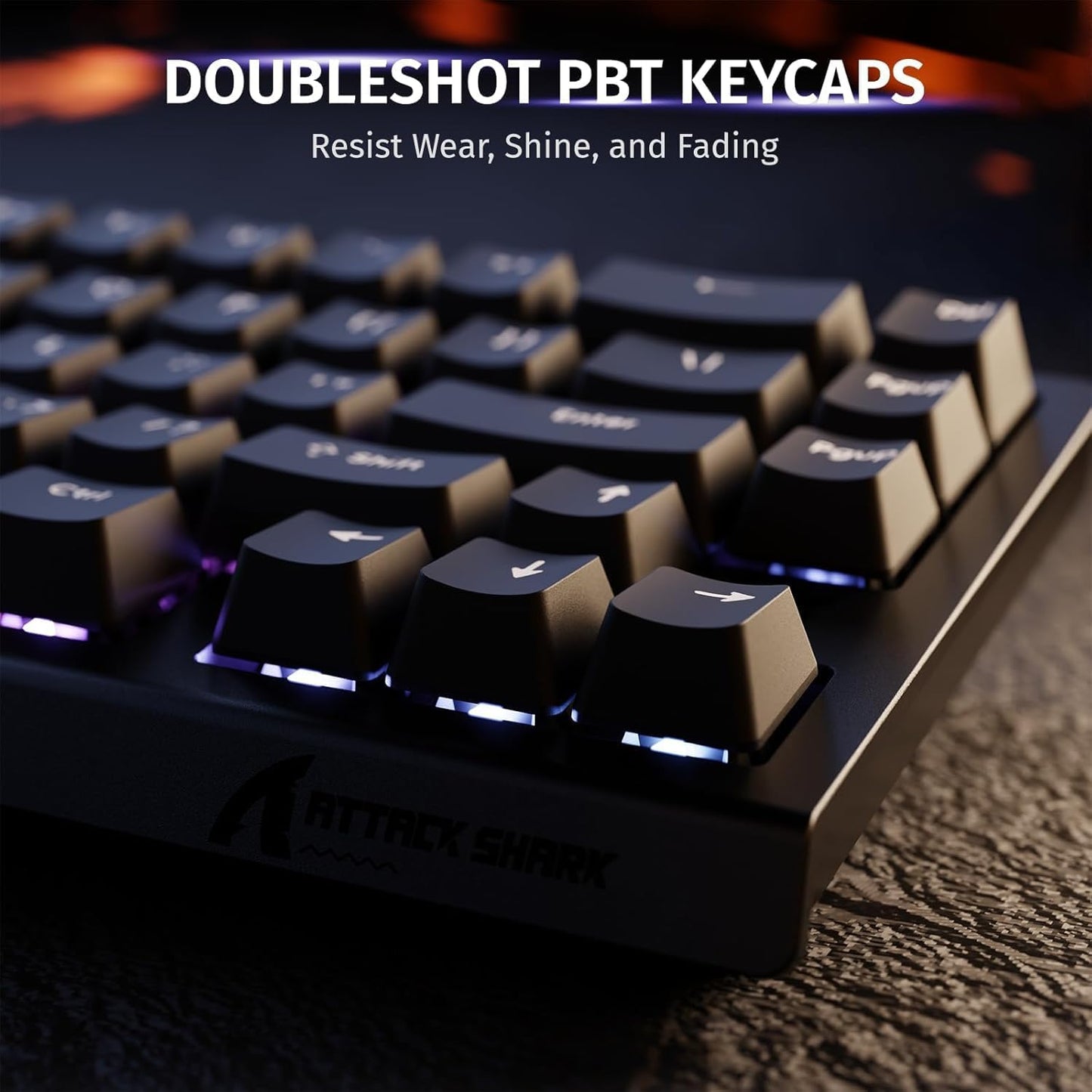 Clavier Gaming Magnétique ATTACK SHARK X68HE 60% avec Rapid Trigger et 8000Hz - لوحة مفاتيح المغناطيسية