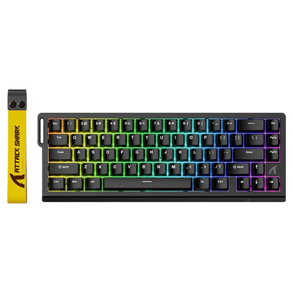 Clavier Gaming Magnétique ATTACK SHARK X68HE 60% avec Rapid Trigger et 8000Hz - لوحة مفاتيح المغناطيسية