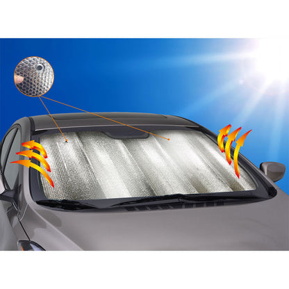 Pare-soleil Réflecteur pour Pare-brise de Voiture - مظلة الزجاج الأمامي العاكسة والواقية من الحرارة