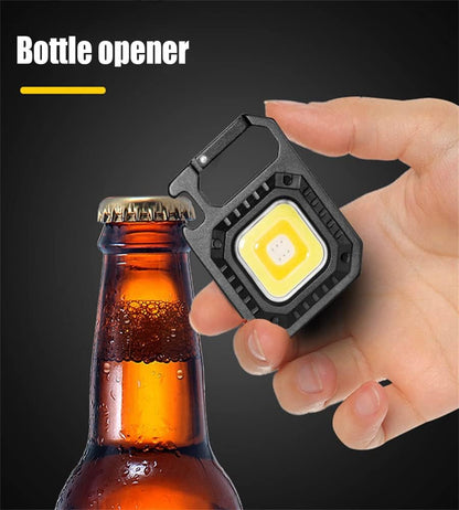 Mini Lampe de Poche COB LED Portable Rechargeable avec Trépied - مصباح متعدد الوظائف مع حامل