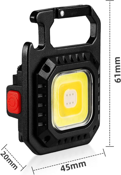 Mini Lampe de Poche COB LED Portable Rechargeable avec Trépied - مصباح متعدد الوظائف مع حامل