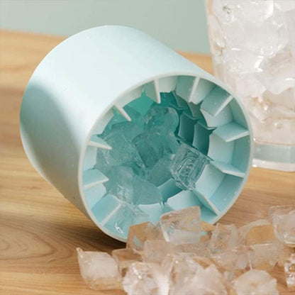 Moule à Glaçons 3D en Silicone Souple avec Système de Démoulage Facile - قالب صنع الثلج السيليكوني ثلاثي الأبعاد