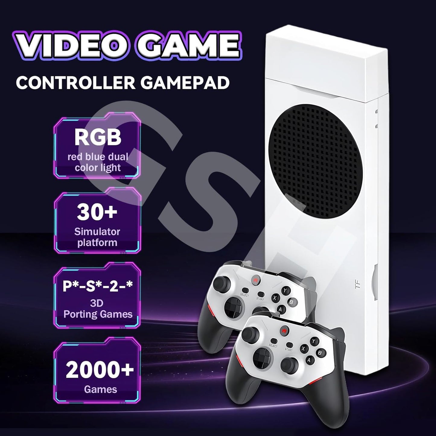 Console Game Stick Retro 4K M88 avec 30000+ Jeux et 2 Manettes Sans Fil - جهاز ألعاب الفيديو ريترو