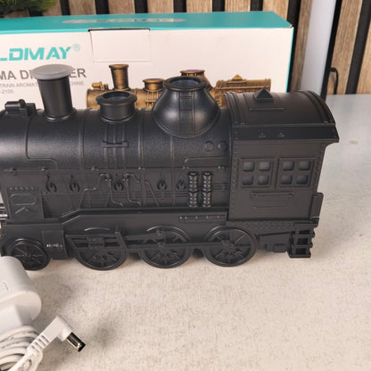 Diffuseur d'Huiles Essentielles en Forme de Train Humidificateur Ultrasonique - موزع روائح بتصميم القطار سعة 300 مل