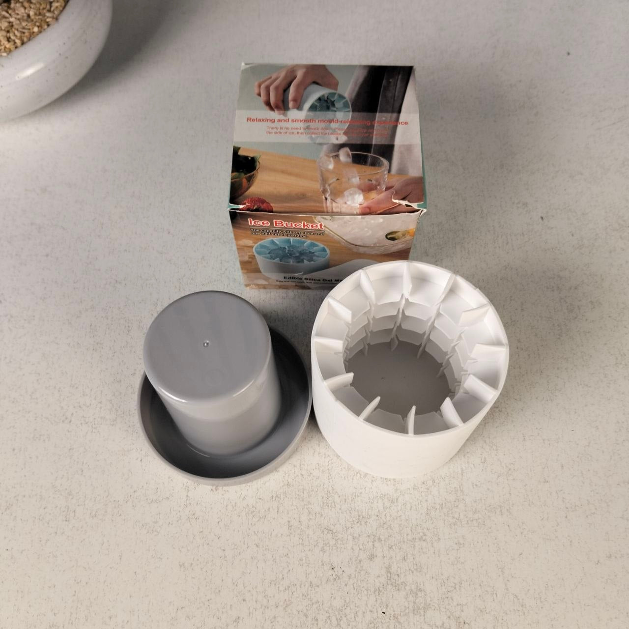 Moule à Glaçons 3D en Silicone Souple avec Système de Démoulage Facile - قالب صنع الثلج السيليكوني ثلاثي الأبعاد