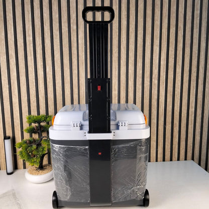 Glacière et Réchauffeur Thermoélectrique Portable 28L avec Roues - ثلاجة وسخان متنقل سعة 28 لتر
